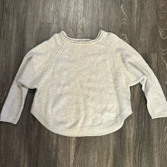 Saks Fifth Avenue Sweater Merino Wool blend XL crème - Picture 1 of 5
